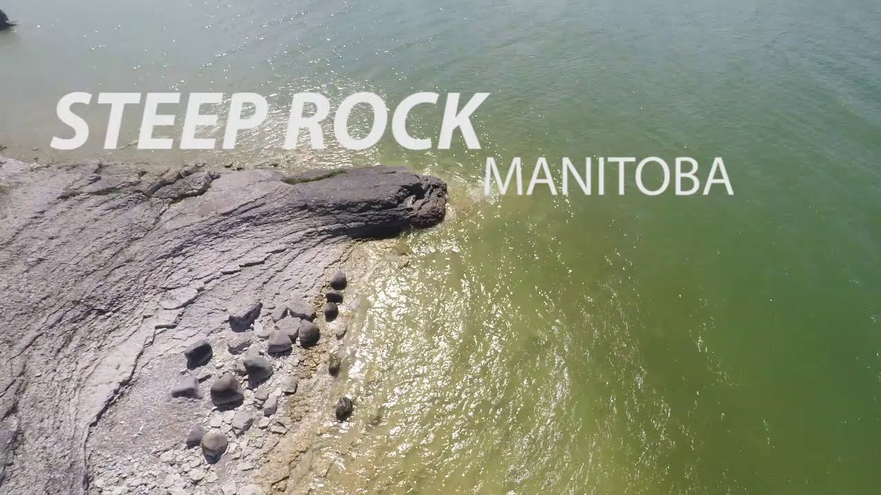 Limestone cliffs of Steep Rock in 4K