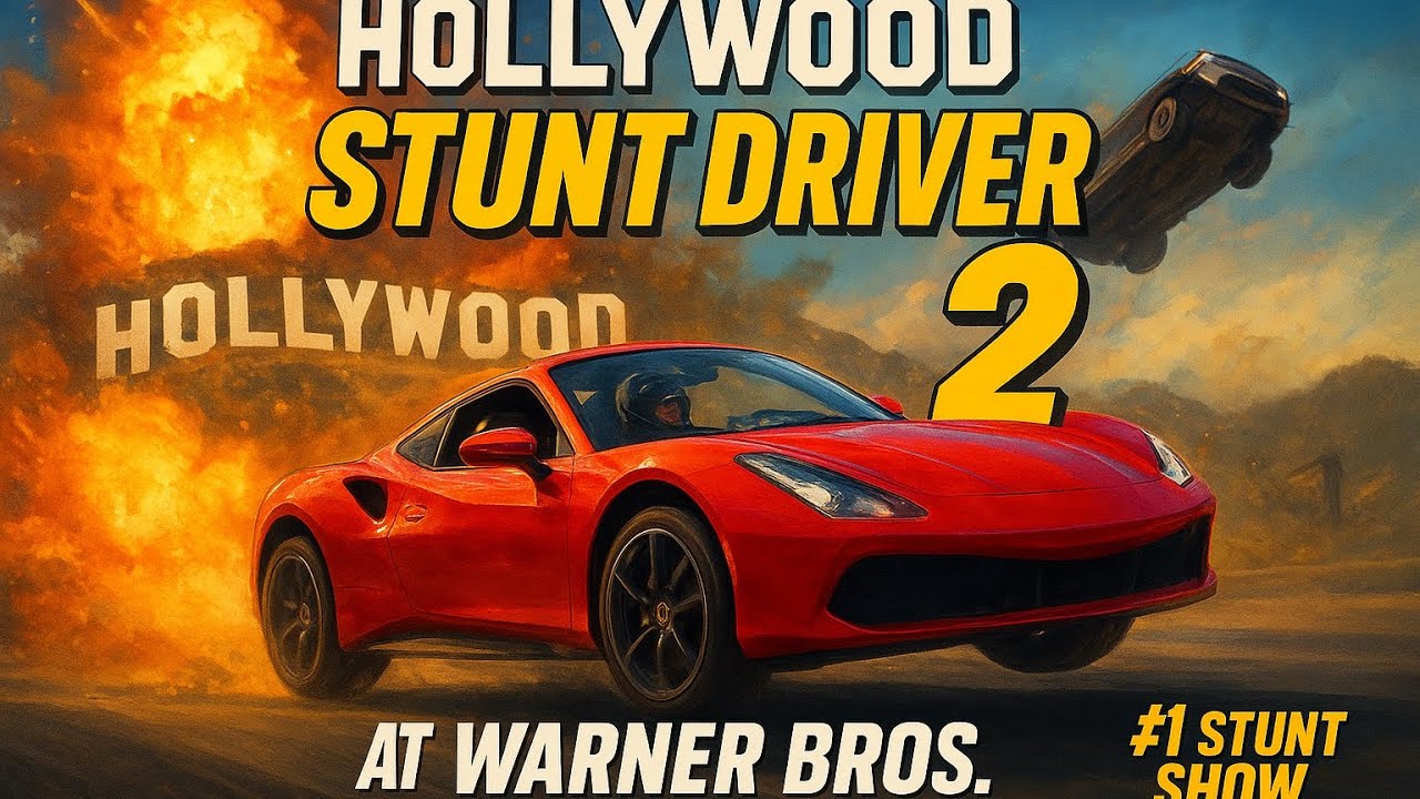 Hollywood Stunt Driver 2 Show | Warner Bros Movie World Gold Coast 🔥