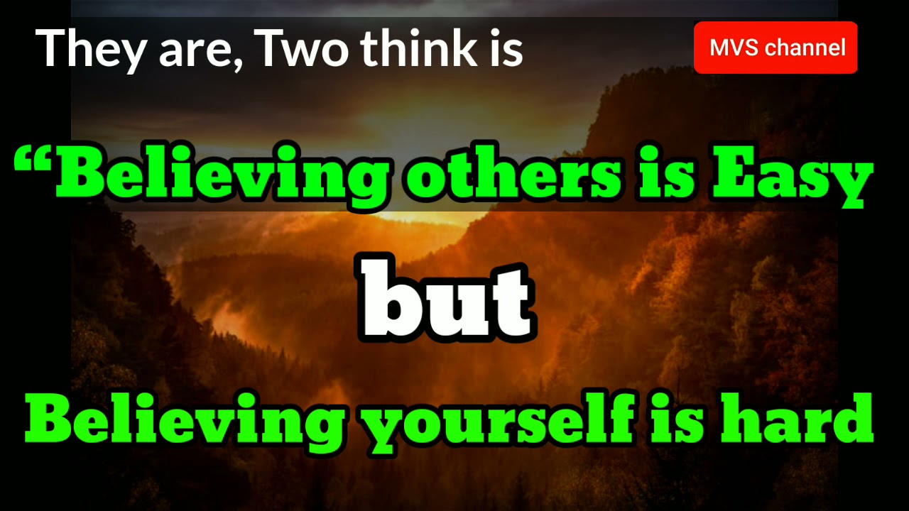 (#17)About believe! English motivational quotes/what's app status quotes/English quotes