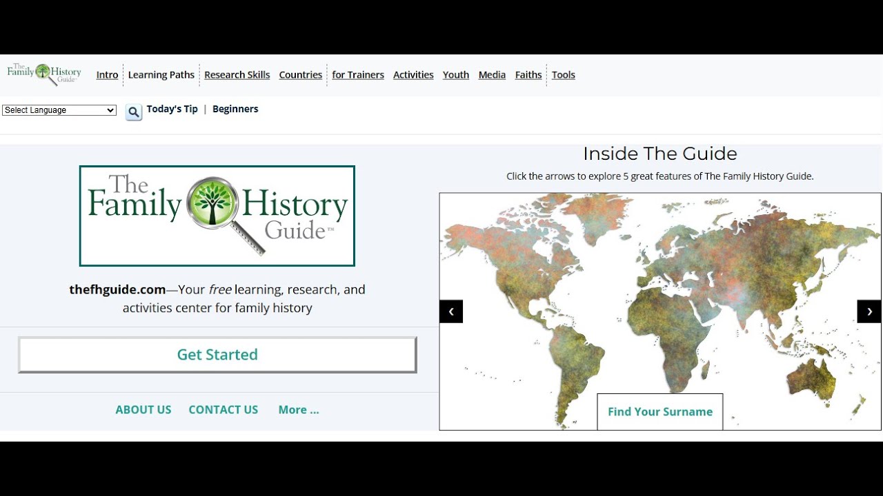 TFHG - Introduction to The Family History Guide, 2025