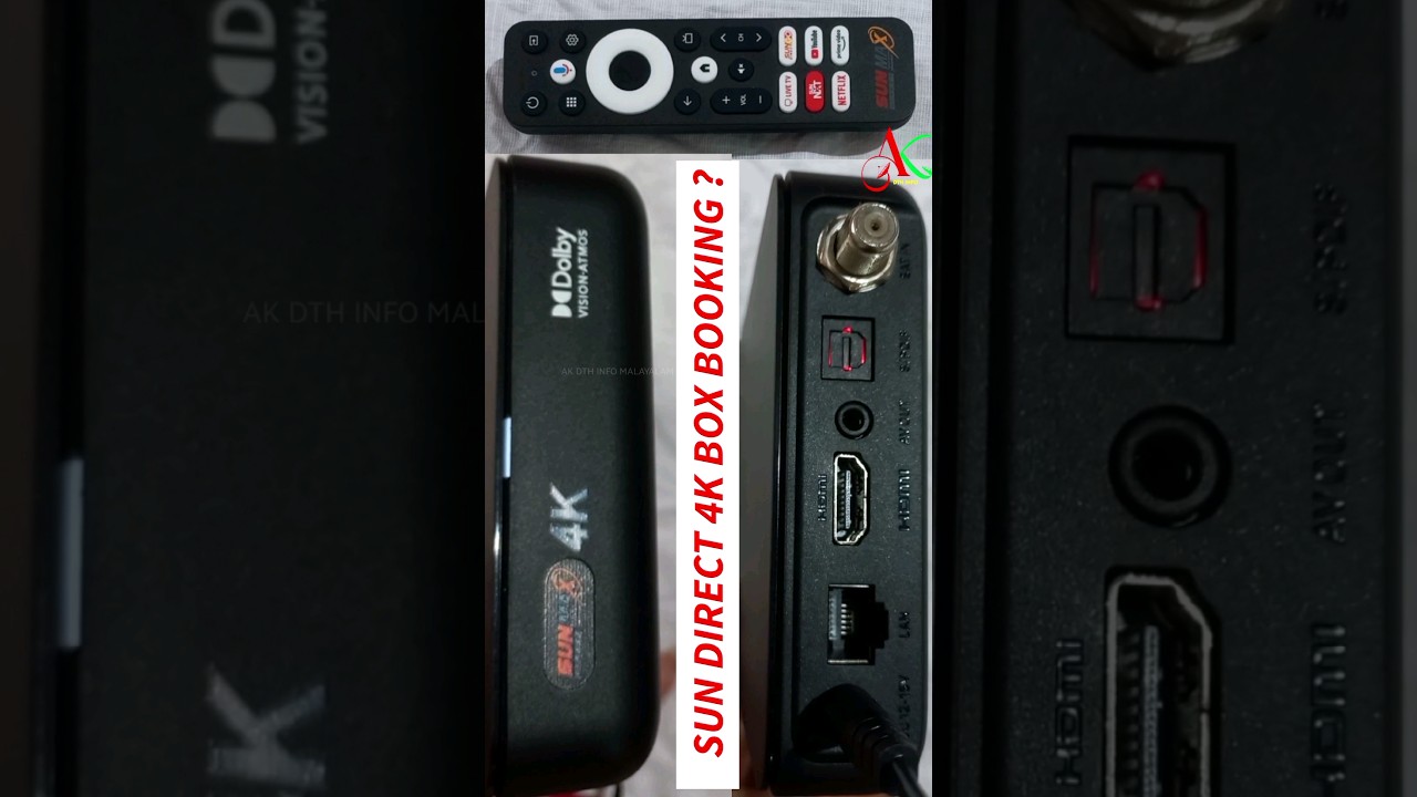 sun direct max 4k box booking ? | sun direct max 4k box video #shorts