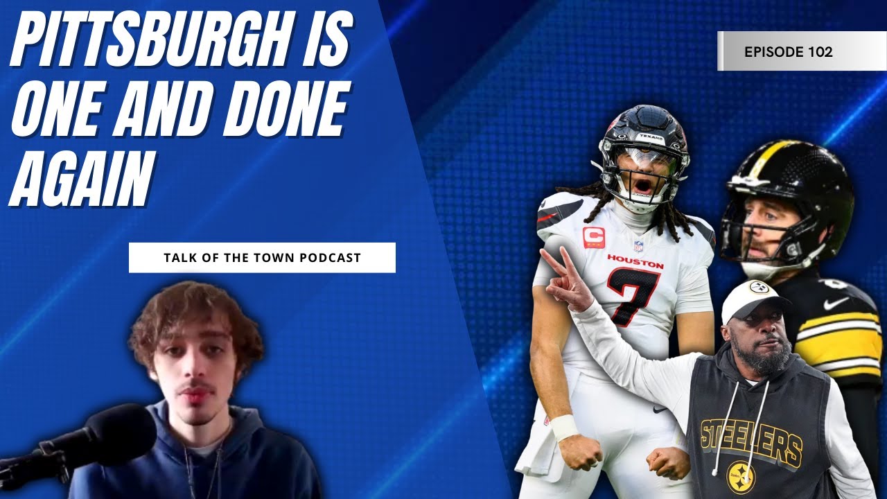 The Steelers get BLOWN OUT by the Texans 30 - 6. What is next for Pittsburgh? | Talk of the Town