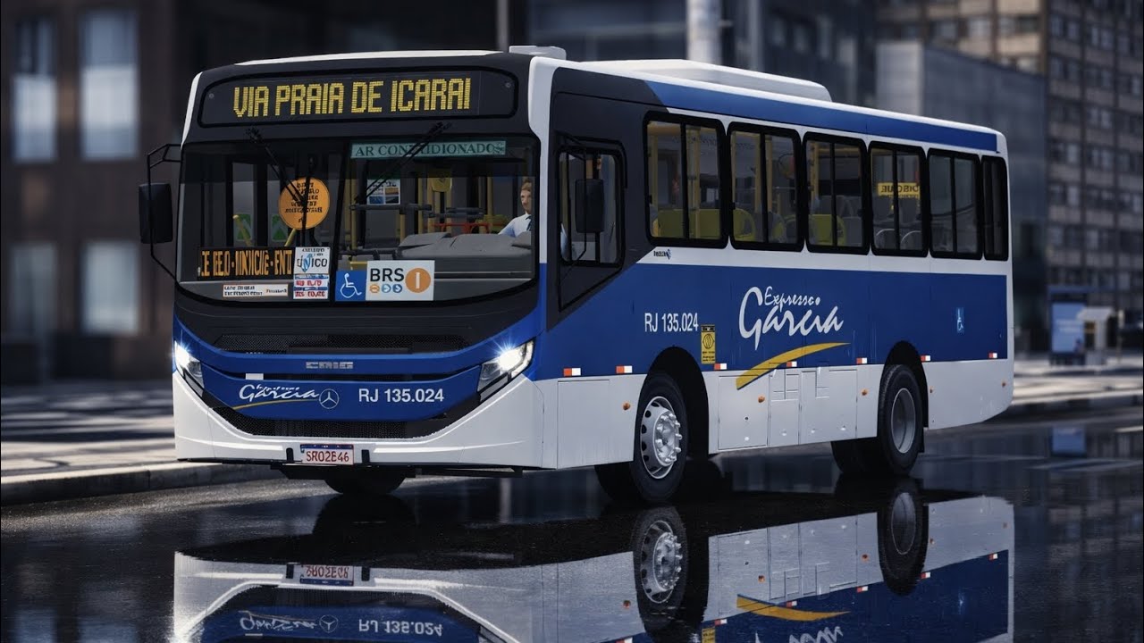 🔵[PROTON BUS] Caio Apache Vip V OF-1619 Mercedes-Benz Euro 6 Padrão Expresso Garcia 🔵