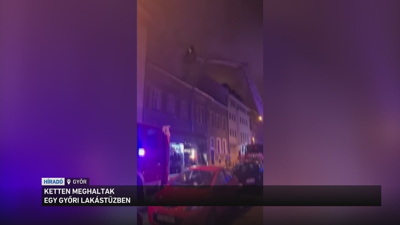 Ketten meghaltak egy győri lakástűzben