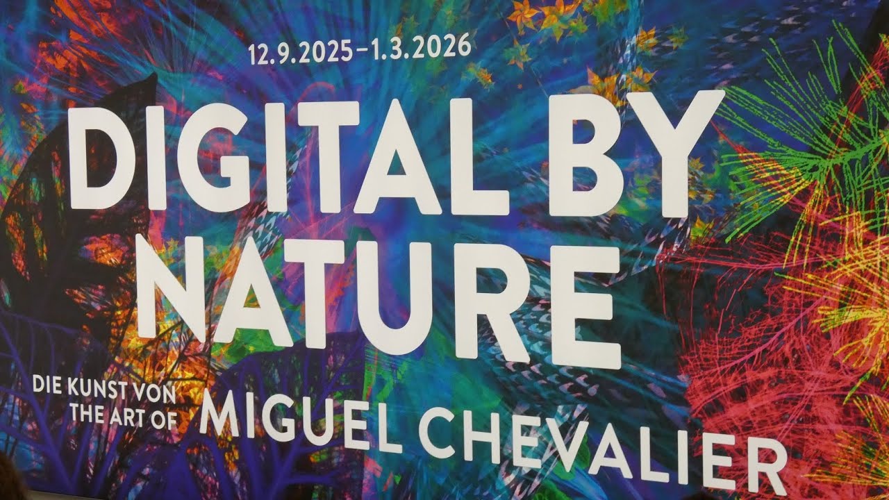 Digital by Nature  Die Kunst von Miguel Chevalier!  #München #Kunst #Kunsthalle München #Chevalier