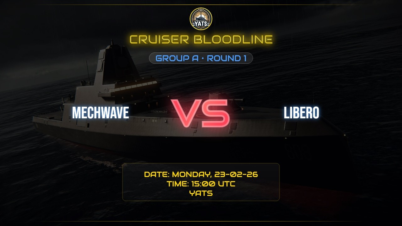 CRUISER BLOODLINE || R1 || GROUP A || MATCH 1 || MECHWAVE VS LIBERO