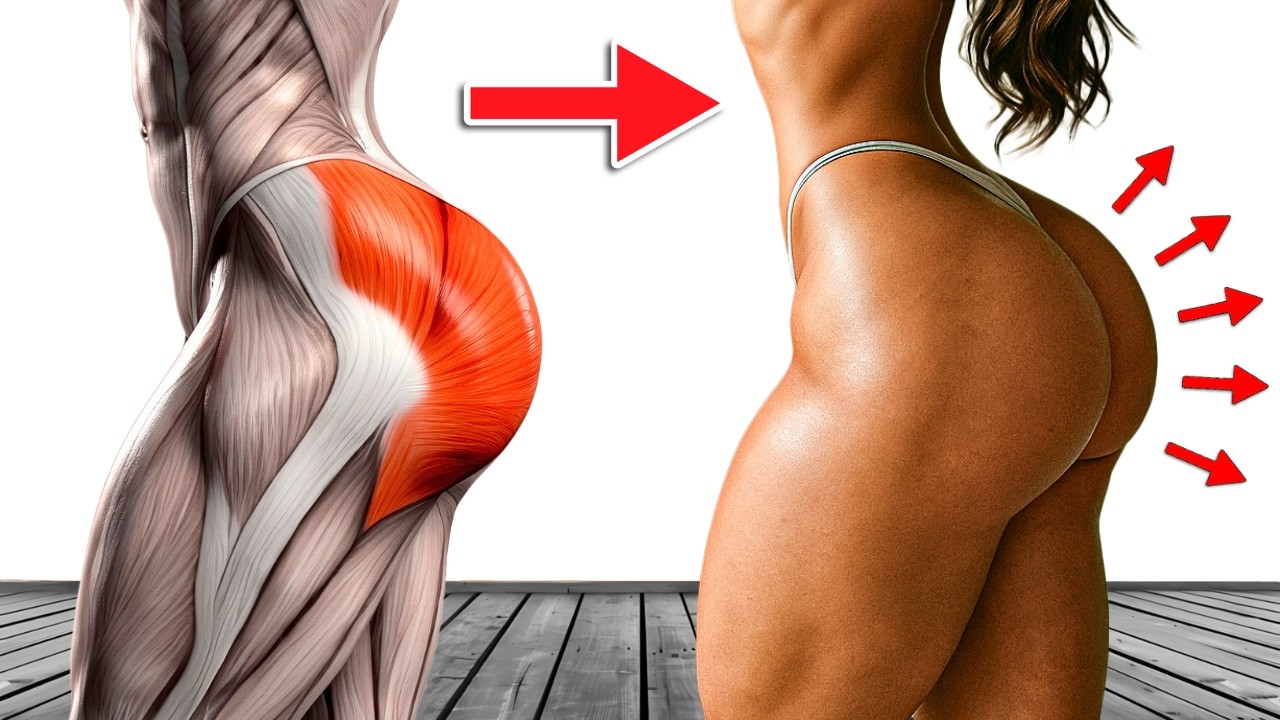 FAÇA ISSO POR 7 DIAS: 4 Exercícios Para TURBINAR Seus GLÚTEOS Em Casa (Sem Impacto)