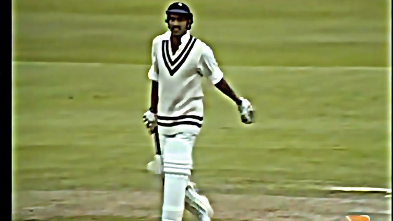 Eknath Solkar batting | England vs India | 1971 | 2nd Test
