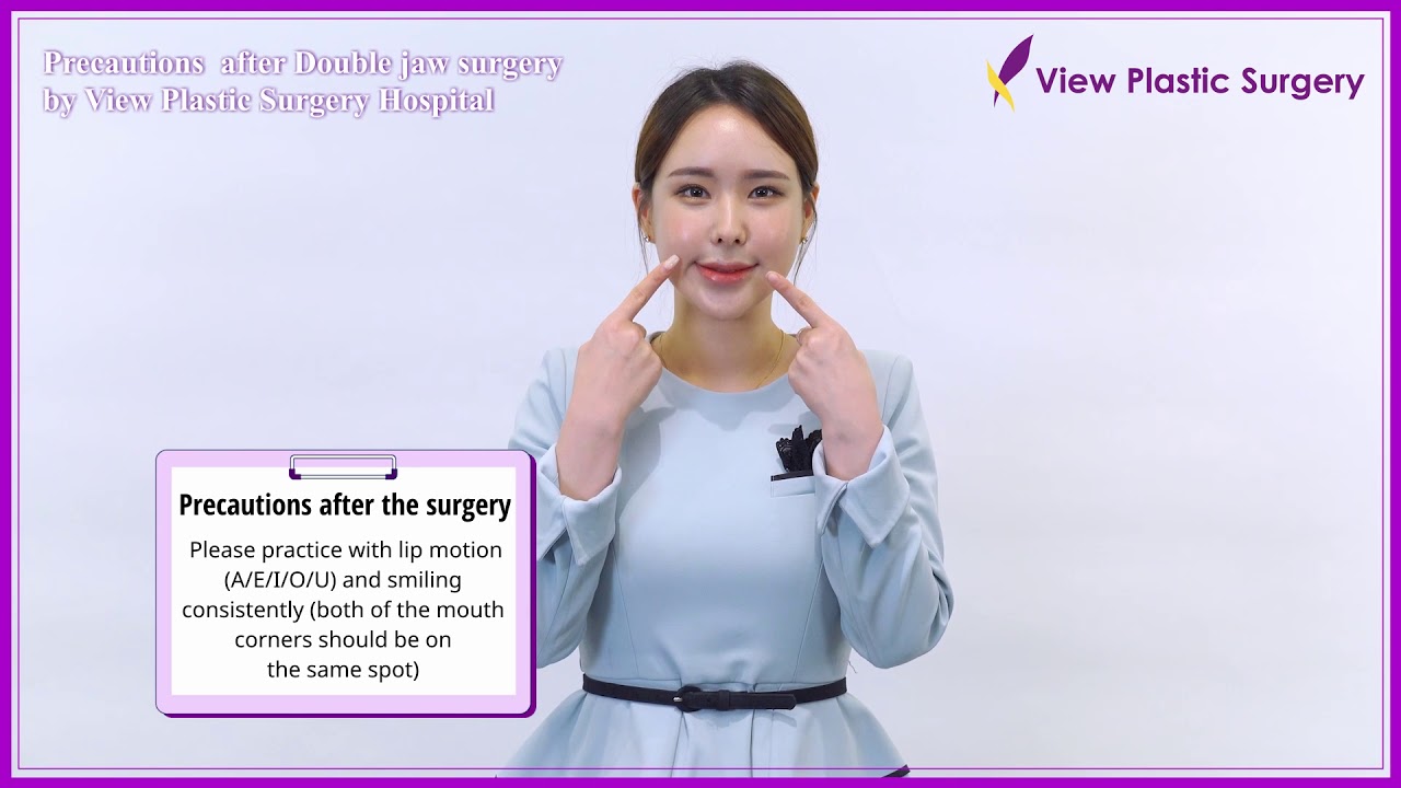 [ENG] Precautions after Double Jaw Surgery by VIEW Plastic Surgery Hospital