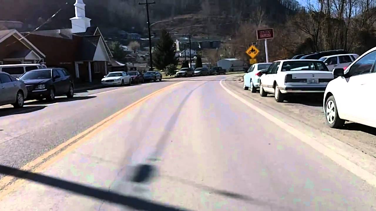 Ride in town of ATV friendly Evarts, KY.
