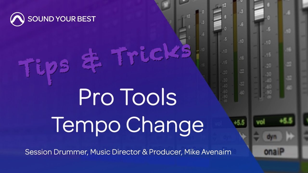Pro Tools Tips & Tricks | Tempo Change