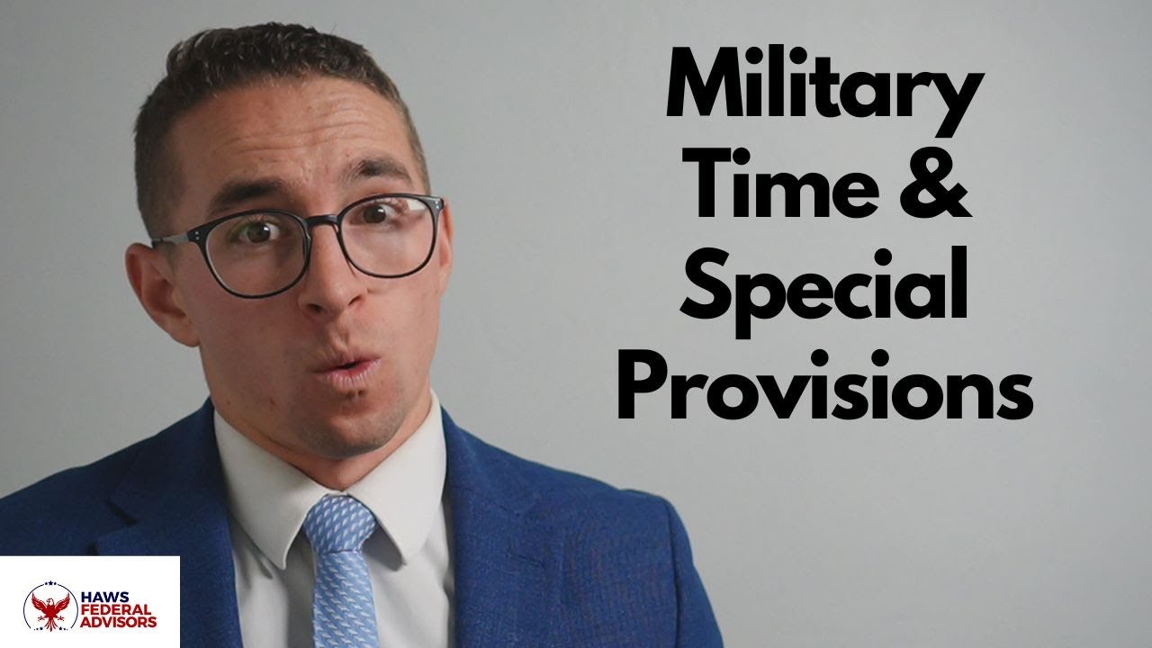 Does Bought Back Military Time Count for a Special Provisions Retirement?