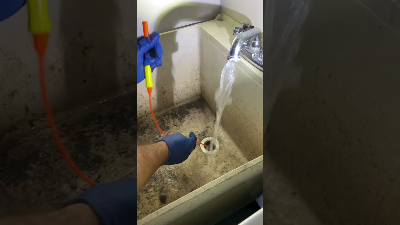 Clearing A Clogged Laundry Wash Tub That Overflowed #shorts