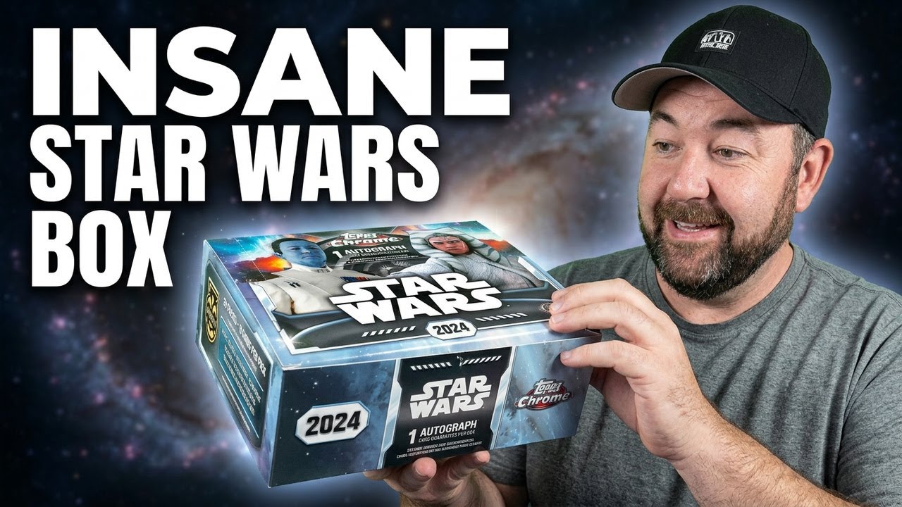 The Force Is Strong! 2024 Topps Chrome Star Wars Hobby Box Opening! 🚀⭐️