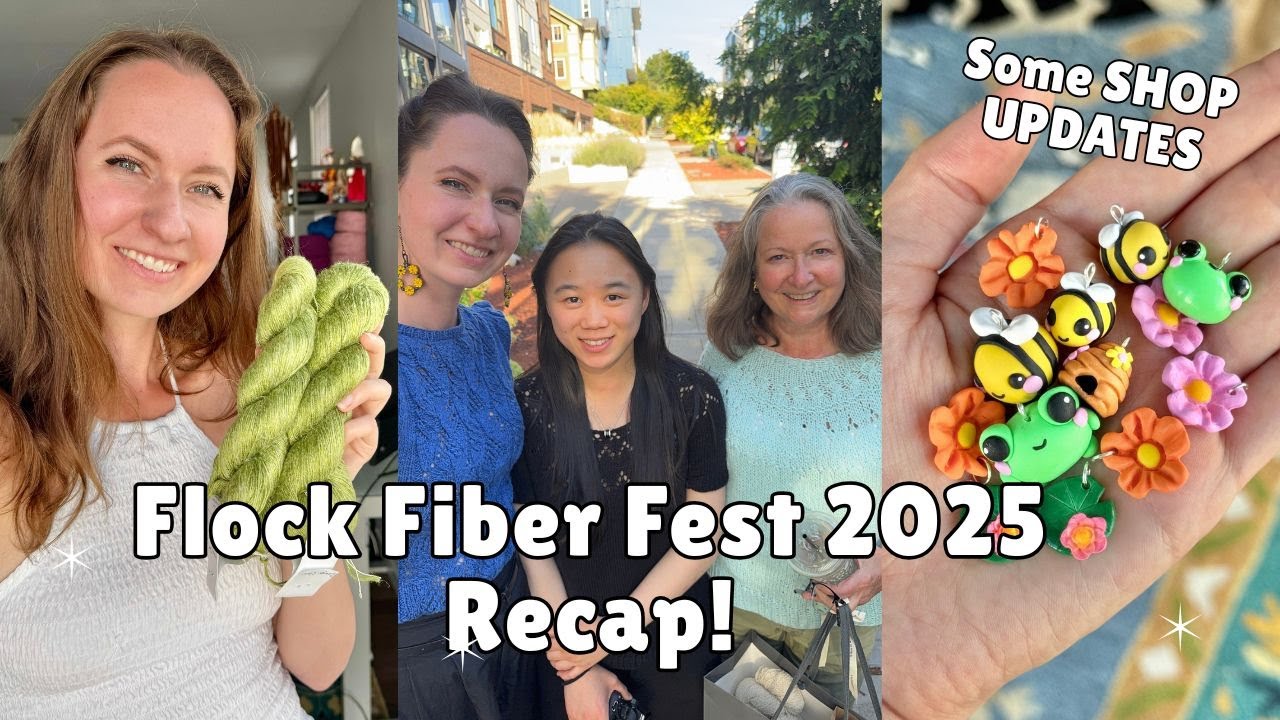 Flock Fiber Vlog, Shop update and some chatting :)