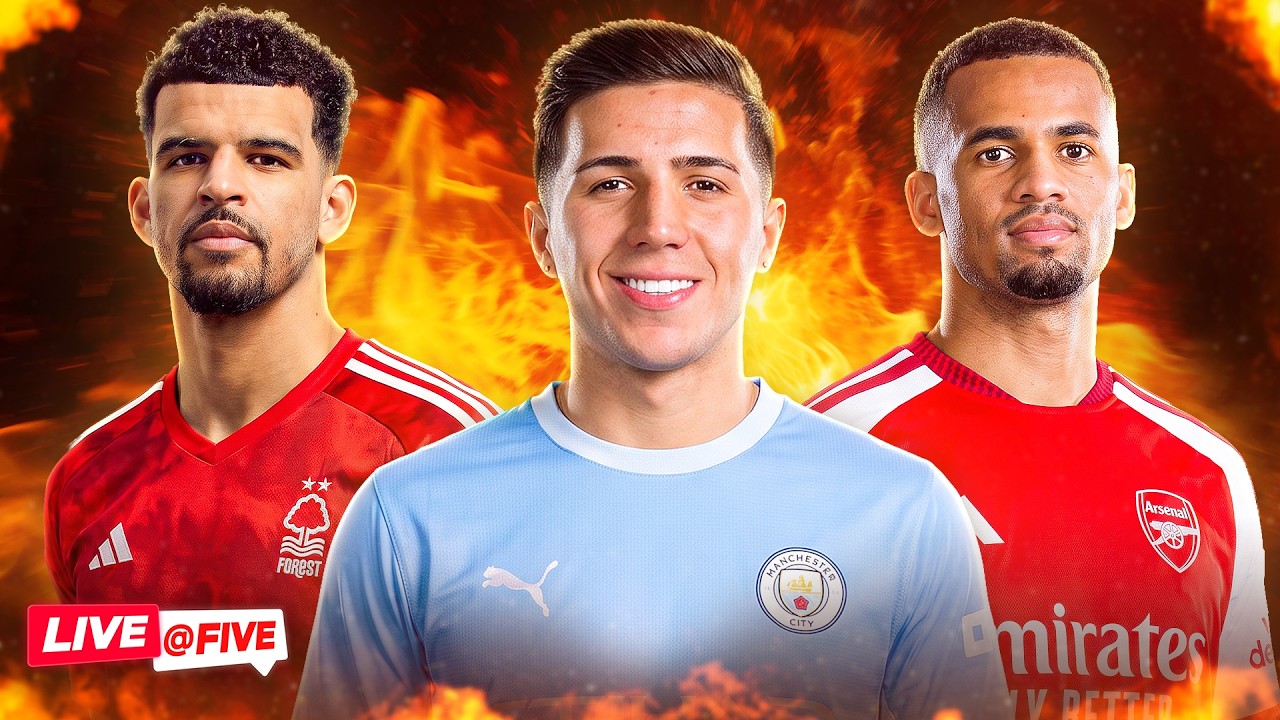 Arsenal Want Ndiaye & Konsa! Enzo A PRIORITY For City & Forest Want Solanke! | Live At 5