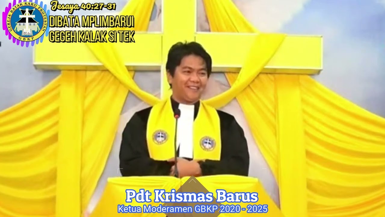 Dibata Mplimbarui gegeh kalak si tek - Jesaya 40:27-31 - Pdt Krismas Imanta Barus