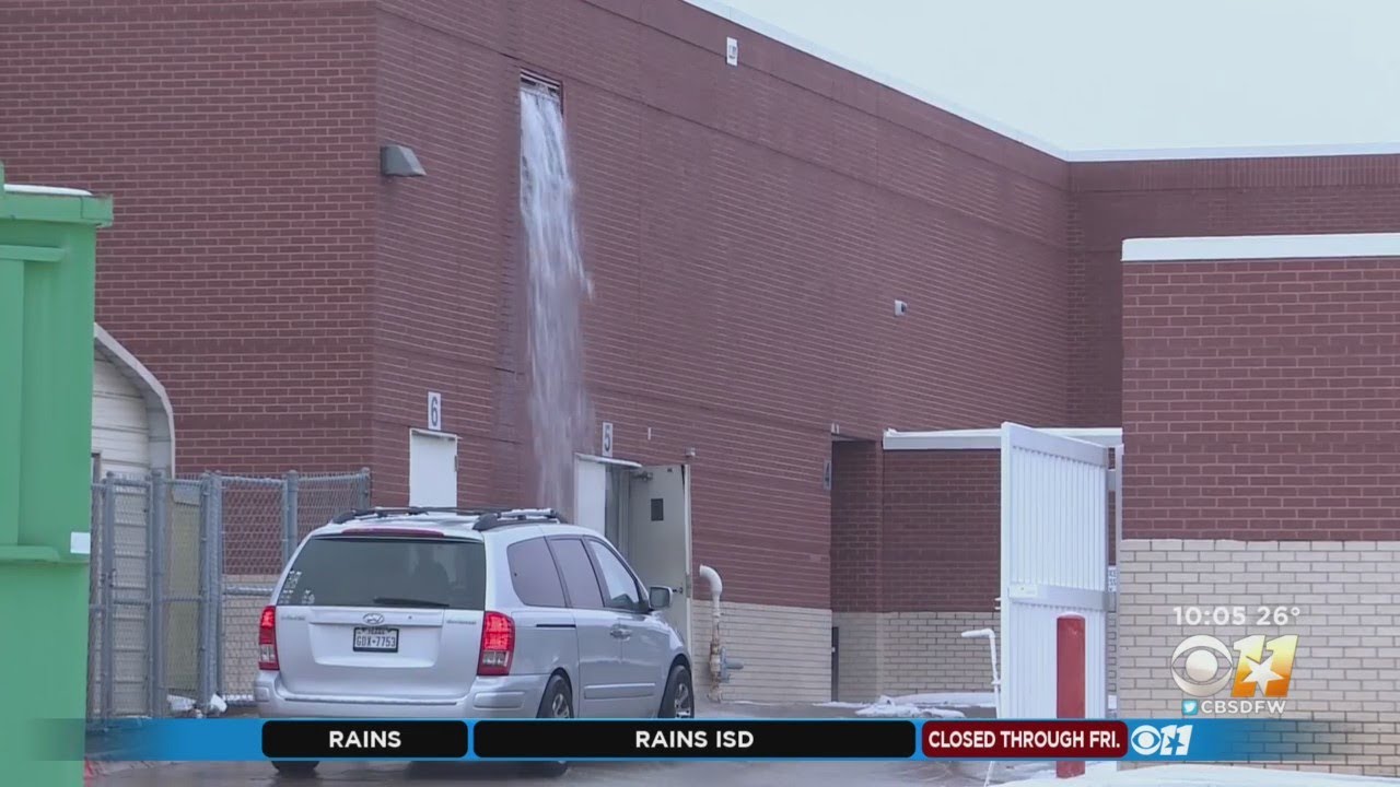 A Look At Some Of The Damage Burst Pipes Have Caused In North Texas