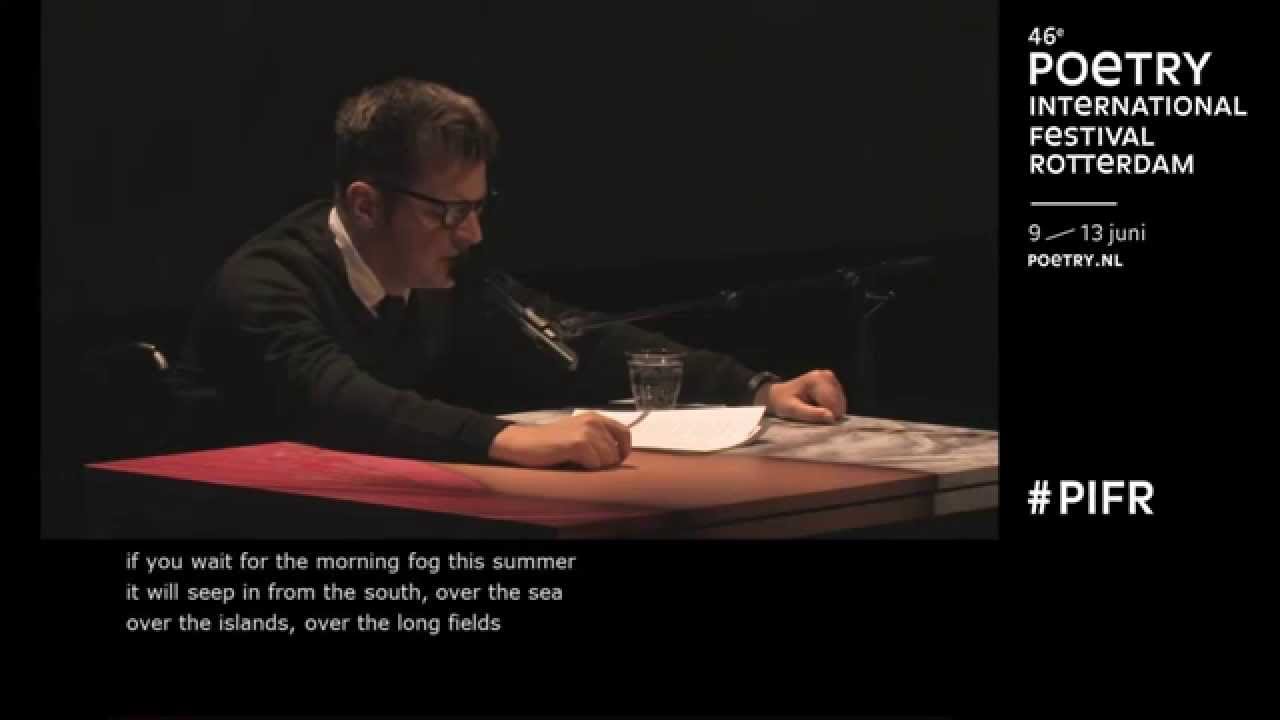 Nils Christian Moe-Repstad with Fulco Ottervanger at the 46th Poetry International Festival