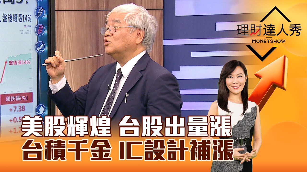 【理財達人秀】美股輝煌 台股出量漲 台積千金 IC設計補漲｜李兆華、杜金龍 2024.09.26 part1