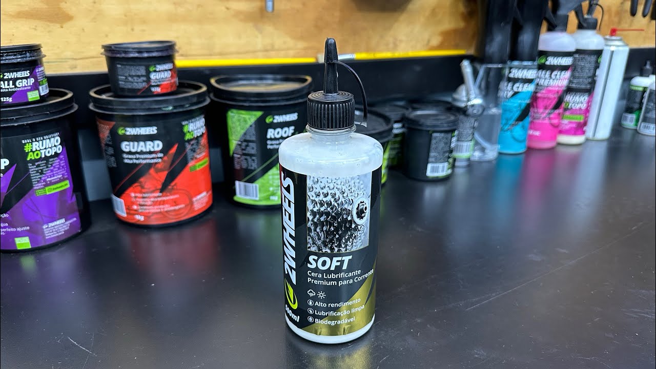 Como Lubrificar a Corrente da Bicicleta Corretamente!!! &ldquo;Lubrificante SOFT 2wheels&rdquo;