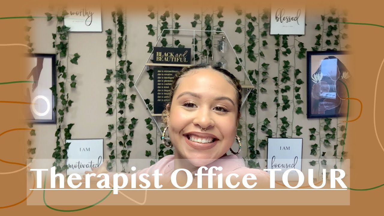 Therapist OFFICE TOUR! ⎪✨Selfcareriss✨⎪