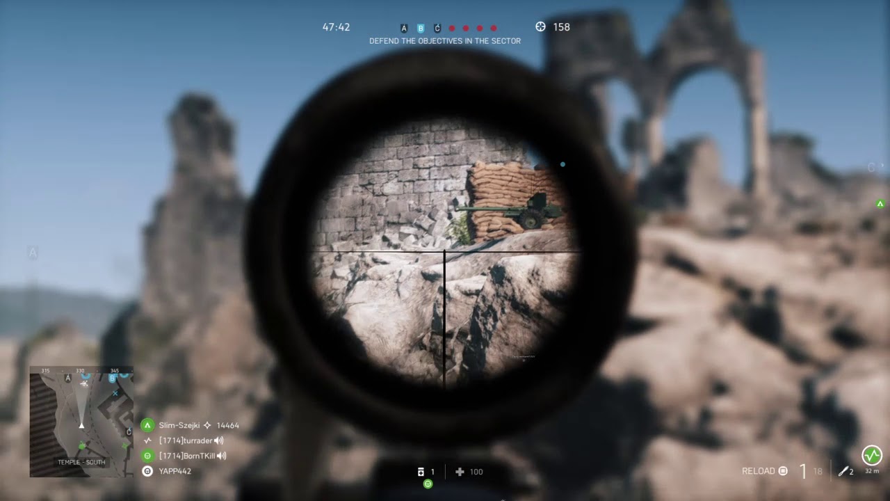 Battlefield V - throwing knife madness