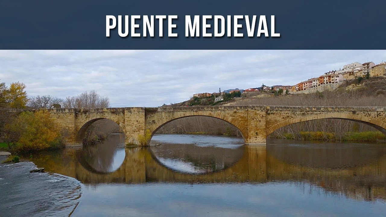 Puente Medieval San Vicente de la Sonsierra 🌅 Cinematic drone footage