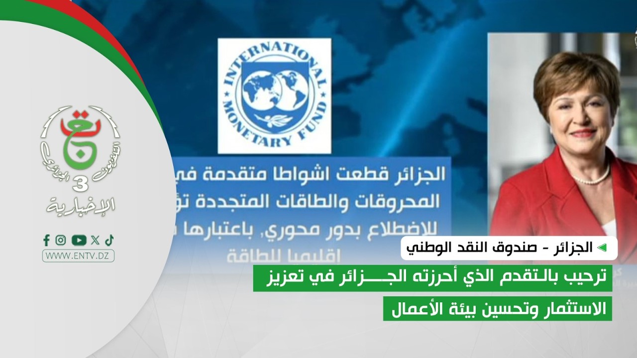 صندوق النقد الدولي | ترحيب بالتقدم الذي أحرزته الجزائر في تعزيز الاستثمار وتحسين بيئة الأعمال