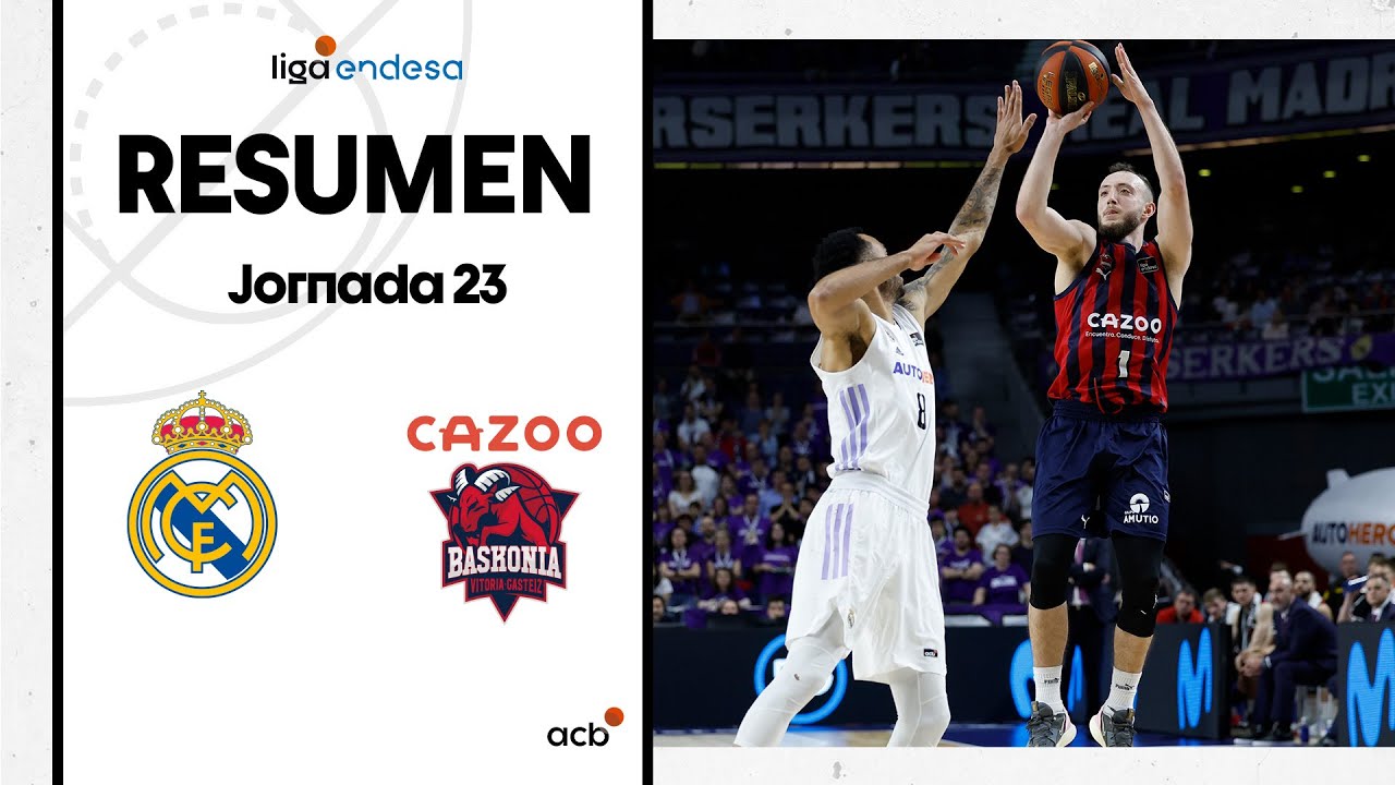 Real Madrid - Cazoo Baskonia (88-95) RESUMEN | Liga Endesa 2022-23
