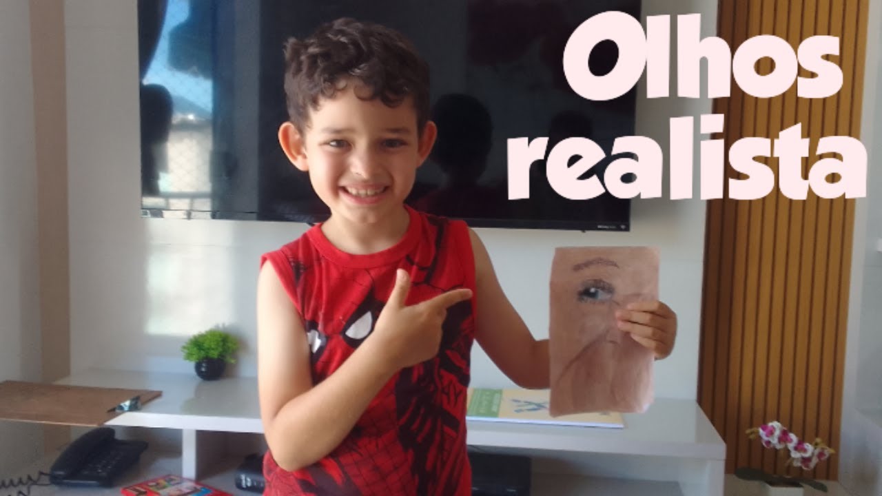 Desenhei os olhos realistas