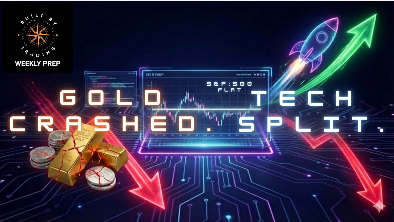 Weekly Stock Market Update: Gold Tanks $500, S&P Flat, Tech Earnings Divided – What’s Next?