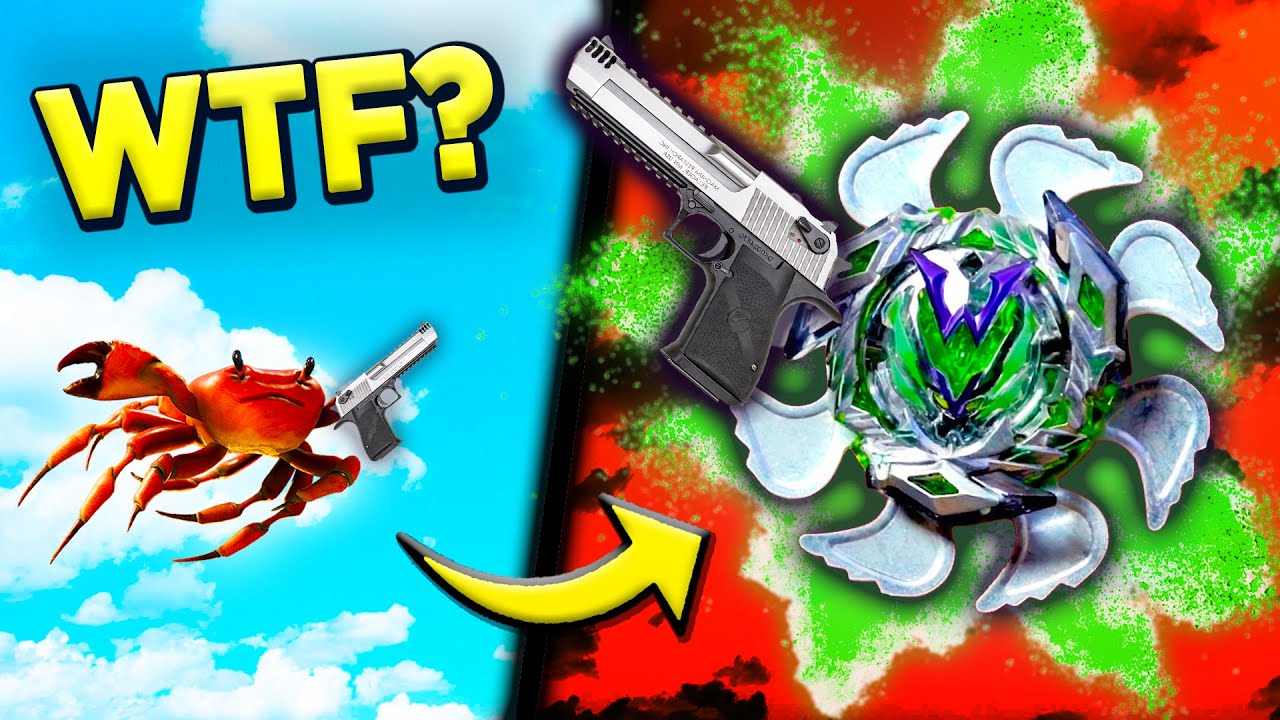 I Became a Beyblade with a Gun in Crab Champions