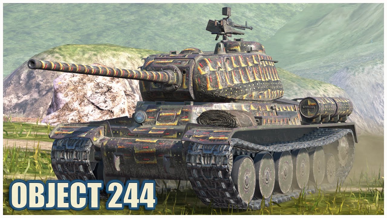 Объект 244 • 4К УРОНА • 7 ФРАГОВ • WoT Blitz