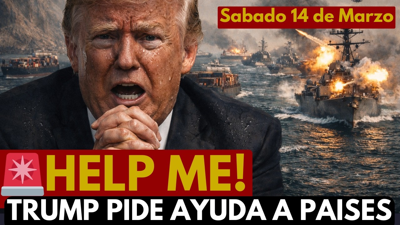 🚨 ¡TRUMP SUPLICA AYUDA! EL MIEDO LO OBLIGA A PEDIR APOYO INTERNACIONAL