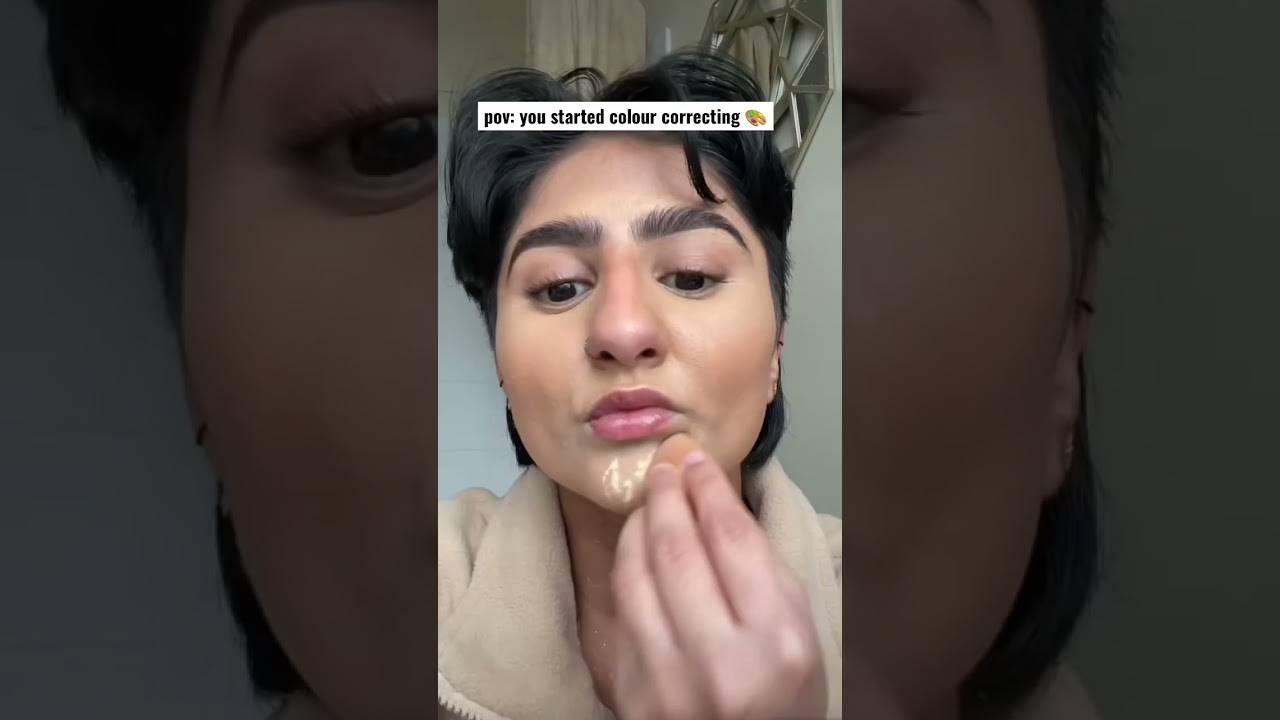 Pov: you started colour correcting 🎨 #makeup #shorts #colourcorrect