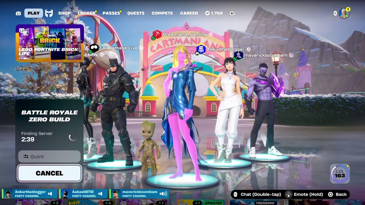 🔴 Fortnite Live - Battle Royale Zero Build Gameplay PS5