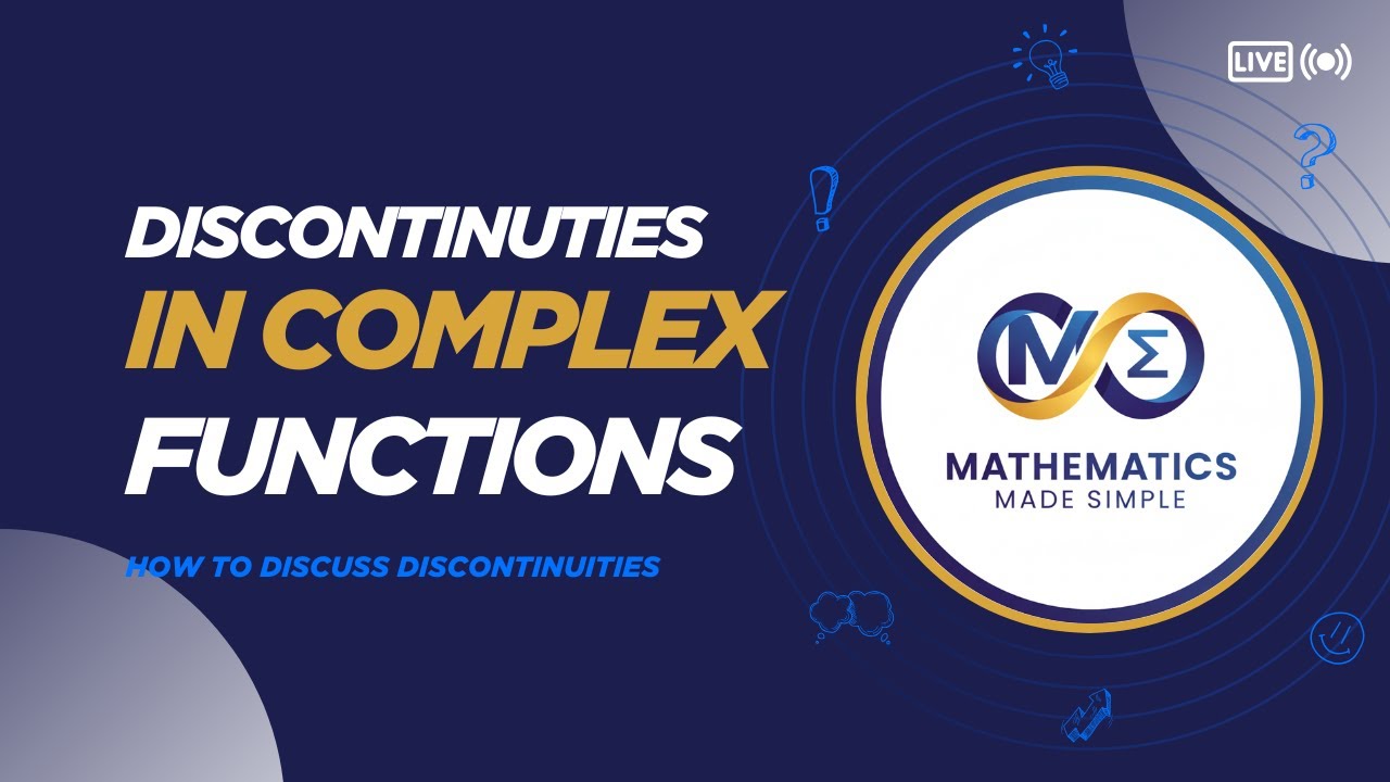 1.12 - DISCONTINUITIES IN COMPLEX FUNCTIONS
