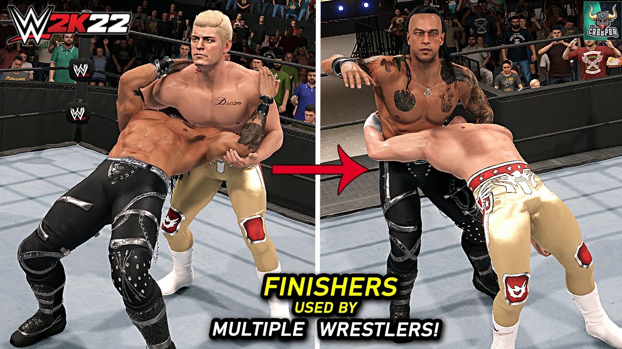 WWE 2K22: 10 Finishers That Have Been Used by Multiple Wrestlers!