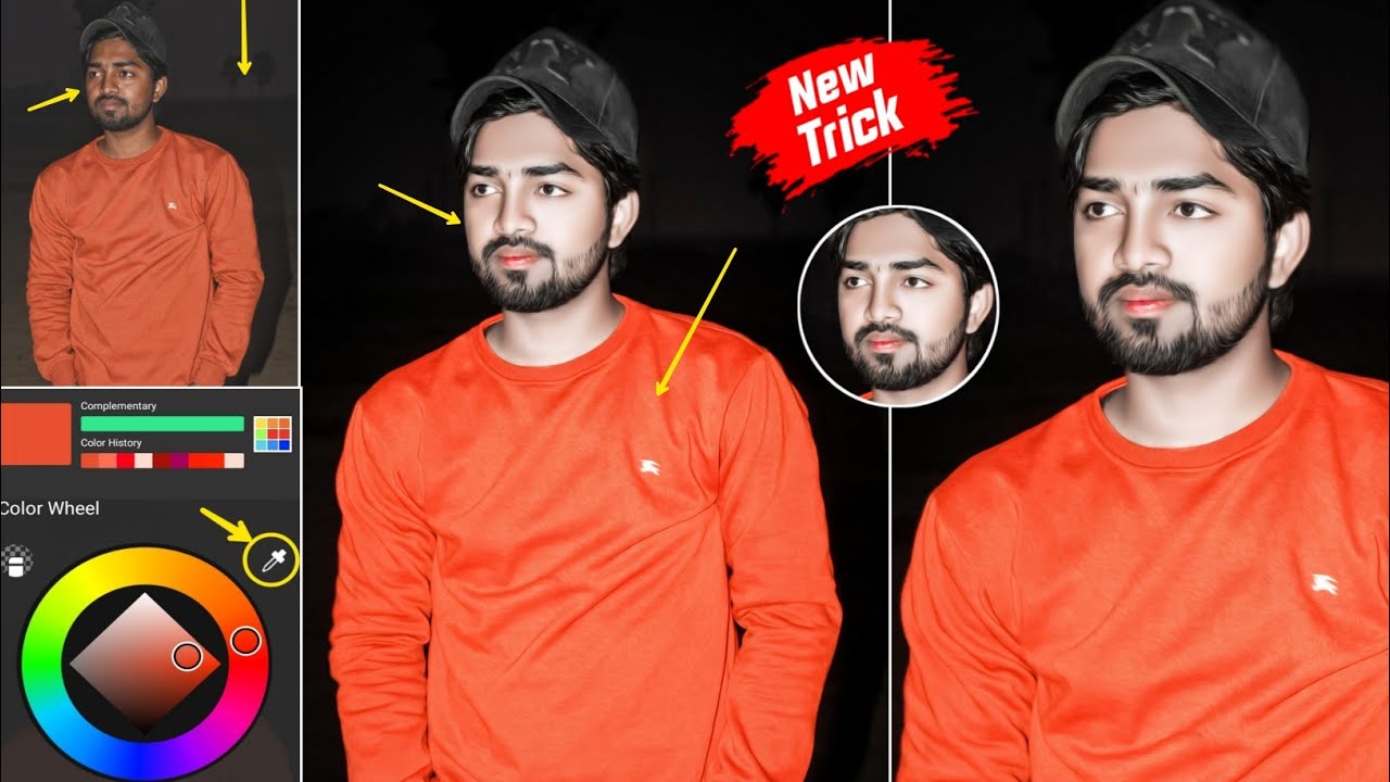 Night Pose Photo Editing New Trick || Face Editing, Oil Paint & HDR Photo Editing New Tutorial ||