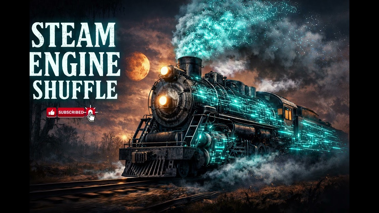 Steam Engine Shuffle Industrial Mississippi Delta Blues (Locomotive Rhythm) Neural Delta Blues