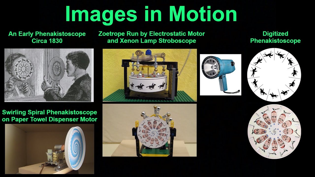 Motorized Phenakistoscope vs. Digitized Phenakistoscope