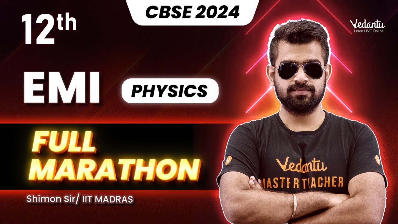 EMI Full Marathon | Class 12 Physics | CBSE 2024 |🔥 Shimon Sir