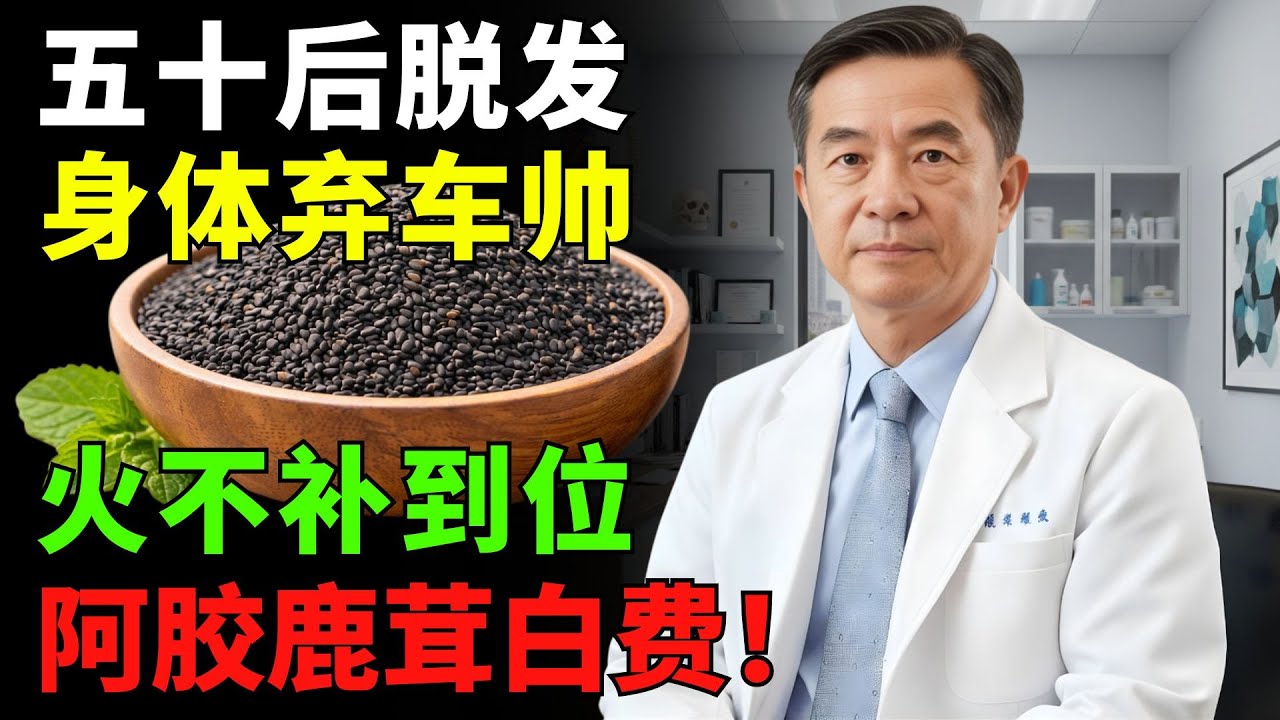 50歲後掉髮變快——醫師解釋身體「棄車保帥」，關鍵在是否補對這把火