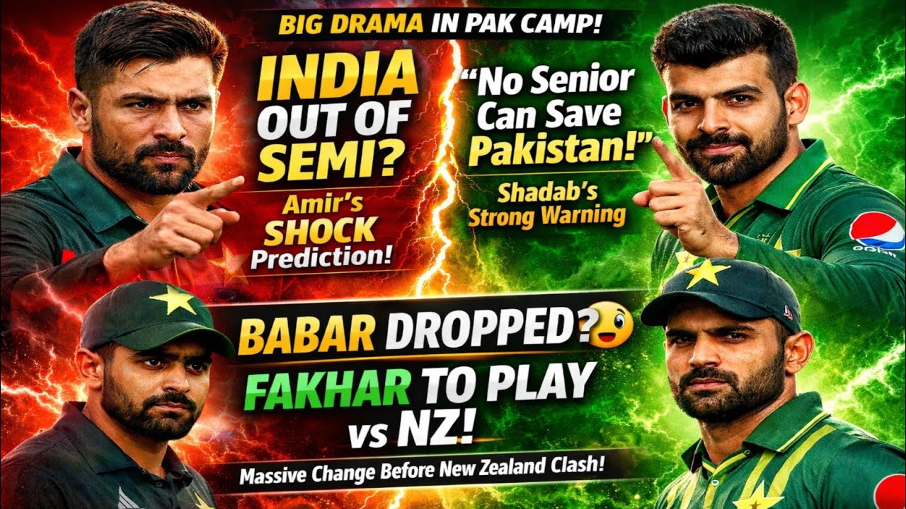 Changes needed vs New Zealand | Babar Azam out fakhar zaman in 