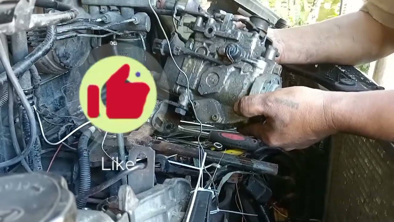 madaling paraan sa pagtanggal ng injection pump? starex D4BB