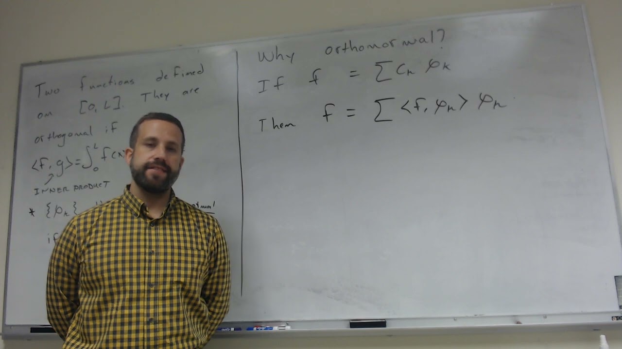 Fourier Series 8: Why is Orthogonality Important?