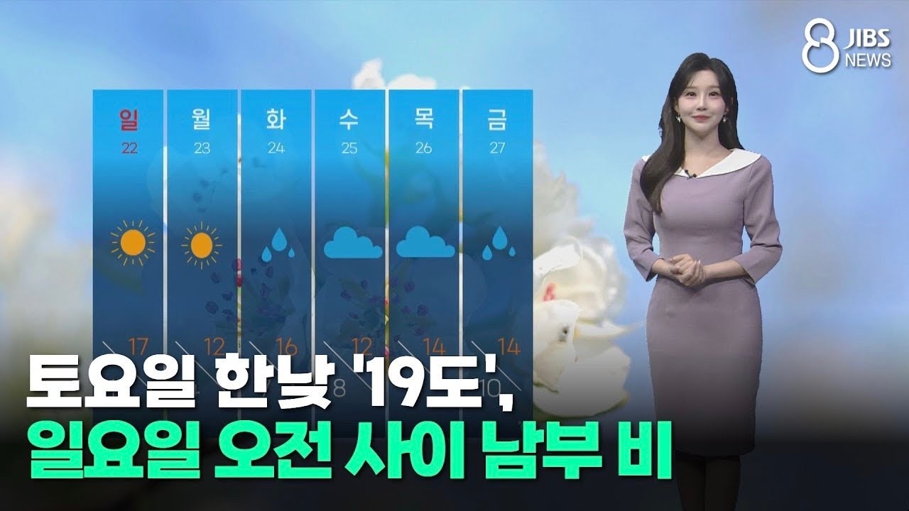 [제주날씨]토요일 한낮 '19도', 일요일 오전 사이 남부 비/제주/2026.02.20