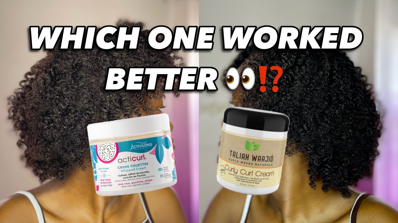 TALIAH WAAJID CURLY CURL CREAM VS. ACTIVILONG ACTICURL STYLING CREAM
