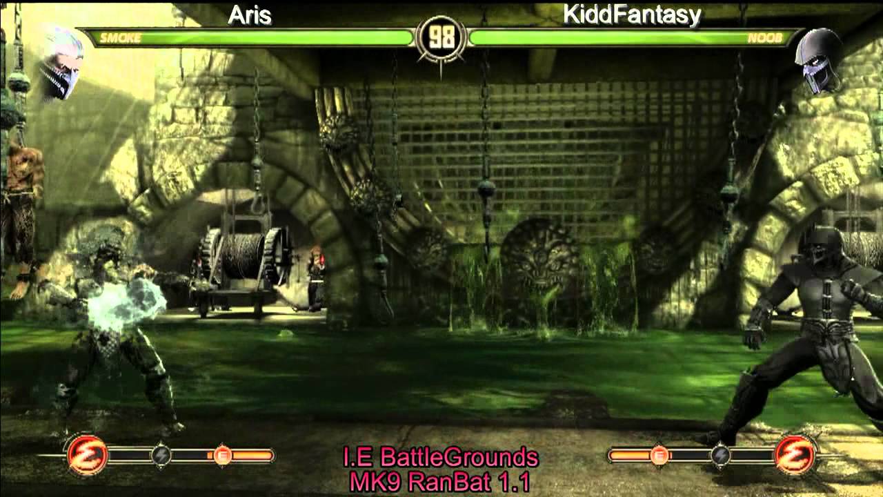 IEBG MK9 S02R1.1 Aris (Smoke) Vs. KiddFantasy (Noob)